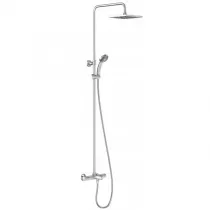 PROMO : Colonne bain-douche July t&ecirc;te carr&eacute;e Chrom&eacute; - JACOB DELAFON R&eacute;f. E78192-CP
