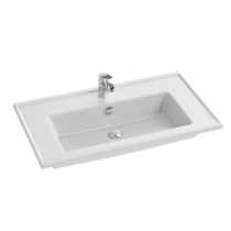 PROMO : Ensemble TOLBIAC 80 cm 2 tiroirs - Finition Chêne Colorado - Meuble + Vasque (miroir en option) - JACOB DELAFON EB2352-E