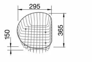 Promo : Panier � vaisselle rond - BLANCO R�f. 220574