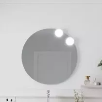 PROMO -25% : Miroir Initial Ø70cm avec antibuée (spot en option) - DECOTEC Réf. 1746401