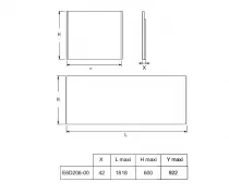 PROMO -40% : PACK baignoire MALICE 160x85cm bain-douche Jacob Delafon (tablier & pare-bain en option)