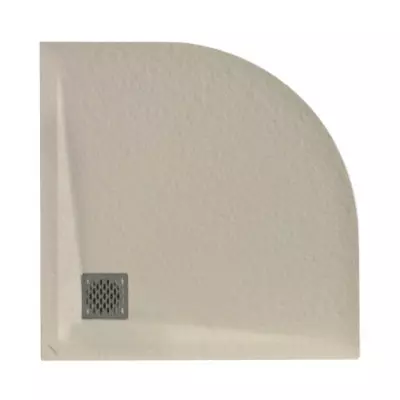 Receveur 1/4 de rond r�sine McBath Malenke Nox Stone Q5 Beige