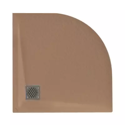 Receveur 1/4 de rond r�sine McBath Malenke Nox Stone Q5 Capuccino