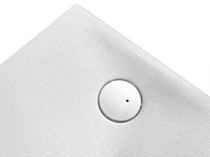 Receveur carré ajustable Yago 100x100cm Blanc - LEDA Réf. L12YAC0100AD
