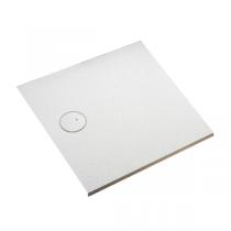 Receveur carré ajustable Yago 100x100cm Blanc - LEDA Réf. L12YAC0100AD