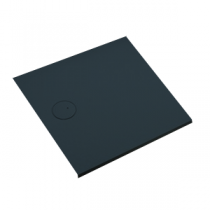 Receveur carré ajustable Yago 70x70cm Gris ardoise - LEDA Réf. L12YAC0080AD7