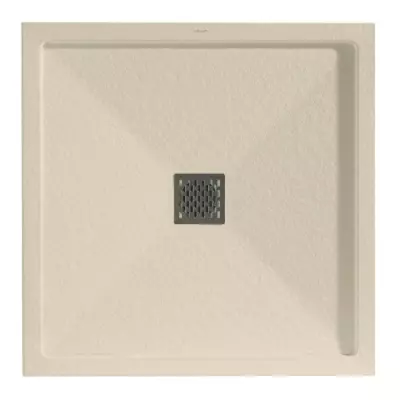 Receveur carr� r�sine McBath Malenke Cover Stone Q3 Beige