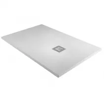 Receveur de douche Alicante 120x80cm Solidstone Ciment - OZE Réf. ALICANTE120X80C