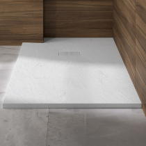 Receveur découpable extra plat Kinerock Evo 120x100cm Blanc - KINEDO Réf. RD9016