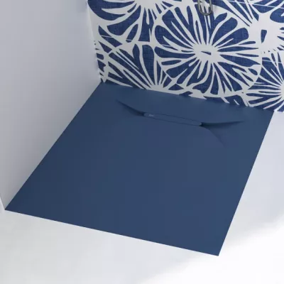Receveur extra-plat Kinediva 90x90cm Biolex Bleu marine - KINEDO R�f. RD180M