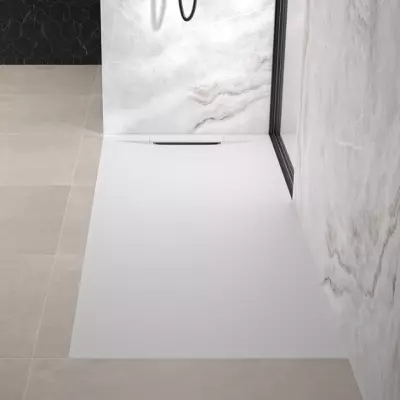 Receveur extra-plat Kineline 100x80cm Biolex Blanc - KINEDO R�f. RD2000