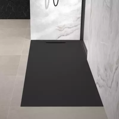 Receveur extra-plat Kineline 100x80cm Biolex Noir - KINEDO R�f. RD2000N