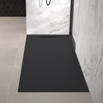 Receveur extra-plat Kineline 100x80cm Biolex Noir - KINEDO Réf. RD2000N