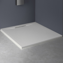 Receveur extra-plat Kineline 80x80cm Biolex Blanc - KINEDO Réf. RD320