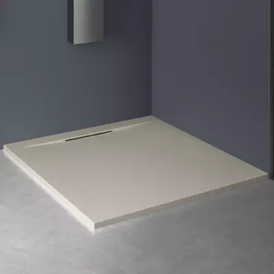 Receveur extra-plat Kineline 90x90cm Biolex Sable - KINEDO R�f. RD321S