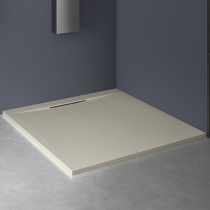 Receveur extra-plat Kineline 90x90cm Biolex Sable - KINEDO Réf. RD321S