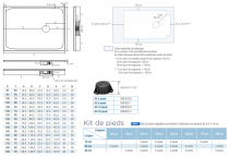 Receveur Kinemoon Evo 100x70cm Blanc - KINEDO Réf. RD1622