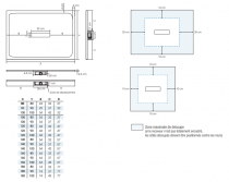 Receveur Kinemoon Style 100x80cm Blanc - KINEDO Réf. RD756