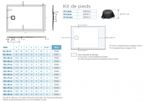 Receveur Kineone 160x80cm Blanc - KINEDO Réf. RD991