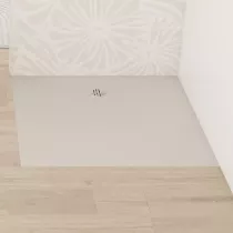 Receveur Kinesurf Nova 90x90cm Lin mat - KINEDO Réf. RD1231LM