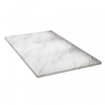 Receveur résine McBatch Mirage Decornox Stone Calacatta Blanco largeur 100cm