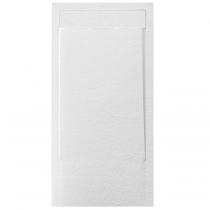 Receveur résine McBath Andromeda Cover Stone Blanc largeur 100cm