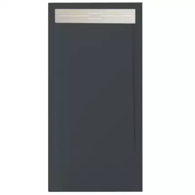 Receveur r�sine McBath Andromeda Nox Stone Anthracite largeur 100cm