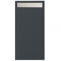 Receveur résine McBath Andromeda Nox Stone Anthracite largeur 100cm