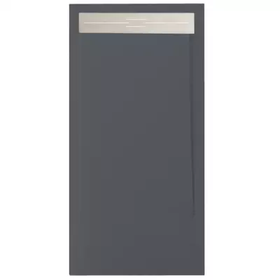 Receveur r�sine McBath Andromeda Nox Stone Basalte largeur 80cm