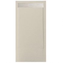 Receveur résine McBath Andromeda Nox Stone Beige largeur 100cm