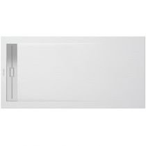 Receveur résine McBath Andromeda Nox Stone Blanc largeur 90cm