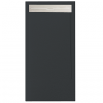 Receveur résine McBath Andromeda Nox Stone Graphite largeur 100cm