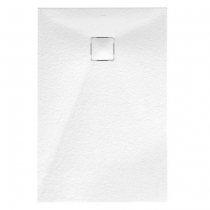 Receveur résine McBath Centuria Cover Stone Blanc largeur 100cm