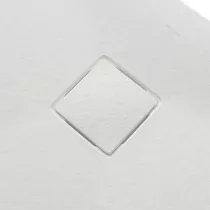 Receveur résine McBath Centuria Cover Stone Blanc largeur 80cm