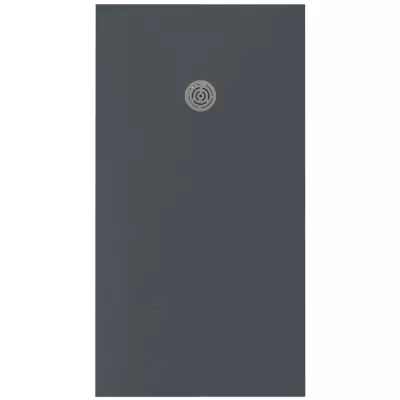 Receveur r�sine McBath Centuria Nox Slate Anthracite largeur 95cm - bonde ronde