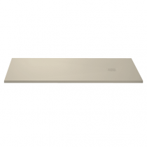 Receveur résine McBath Centuria Nox Slate Beige largeur 100cm - bonde carrée