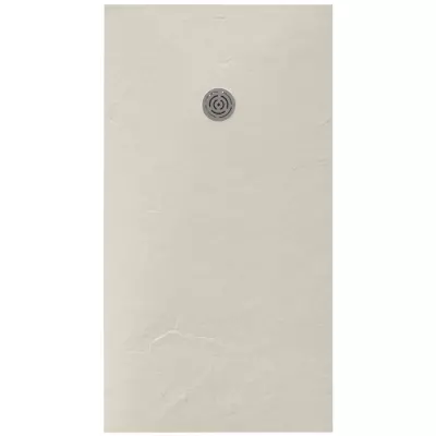 Receveur r�sine McBath Centuria Nox Slate Beige largeur 70cm - bonde ronde