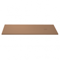 Receveur résine McBath Centuria Nox Slate Capuccino largeur 100cm - bonde carrée