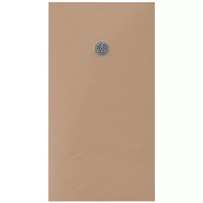 Receveur r�sine McBath Centuria Nox Slate Capuccino largeur 100cm - bonde ronde