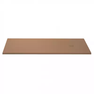 Receveur r�sine McBath Centuria Nox Slate Capuccino largeur 80cm - bonde carr�e