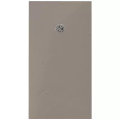 Receveur r�sine McBath Centuria Nox Slate Fango largeur 75cm - bonde ronde
