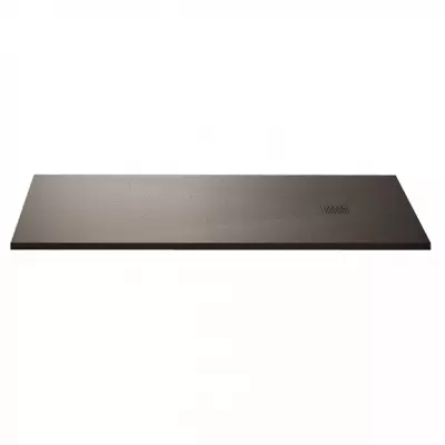 Receveur r�sine McBath Centuria Nox Slate Fango largeur 80cm - bonde carr�e