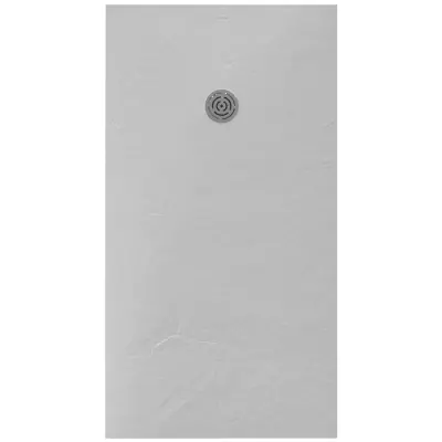Receveur r�sine McBath Centuria Nox Slate Gris perle largeur 95cm - bonde ronde