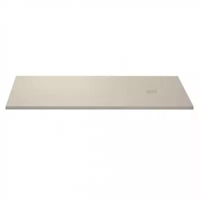 Receveur r�sine McBath Centuria Nox Slate Ivoire largeur 75cm - bonde carr�e