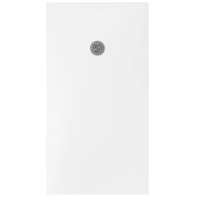 Receveur r�sine McBath Centuria Nox Smooth Blanc largeur 100cm