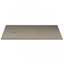 Receveur résine McBath Centuria Nox Stone Ciment largeur 100cm