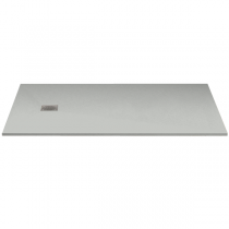 Receveur résine McBath Centuria Nox Stone Gris perle largeur 100cm