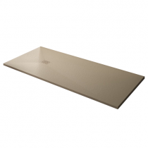 Receveur résine McBath Centuria Nox Stone Ivoire largeur 100cm