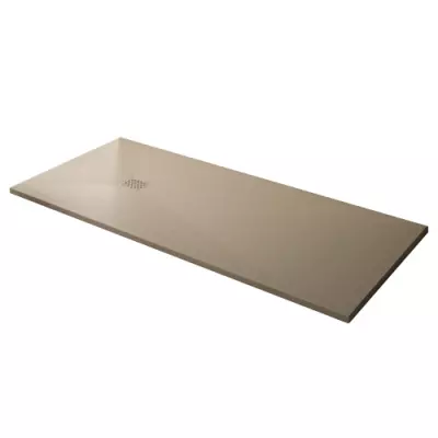Receveur r�sine McBath Centuria Nox Stone Ivoire largeur 115cm