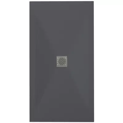 Receveur r�sine McBath Coliseo Nox Stone Basalte largeur 90cm
